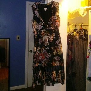 Beautifully detailed floral knee length dress